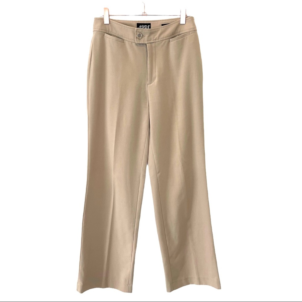 NYDJ’s Camel Neutral Wide Leg Trousers